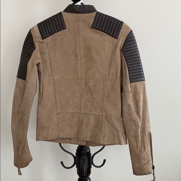 Mango leather jacket - Picture 2 of 5